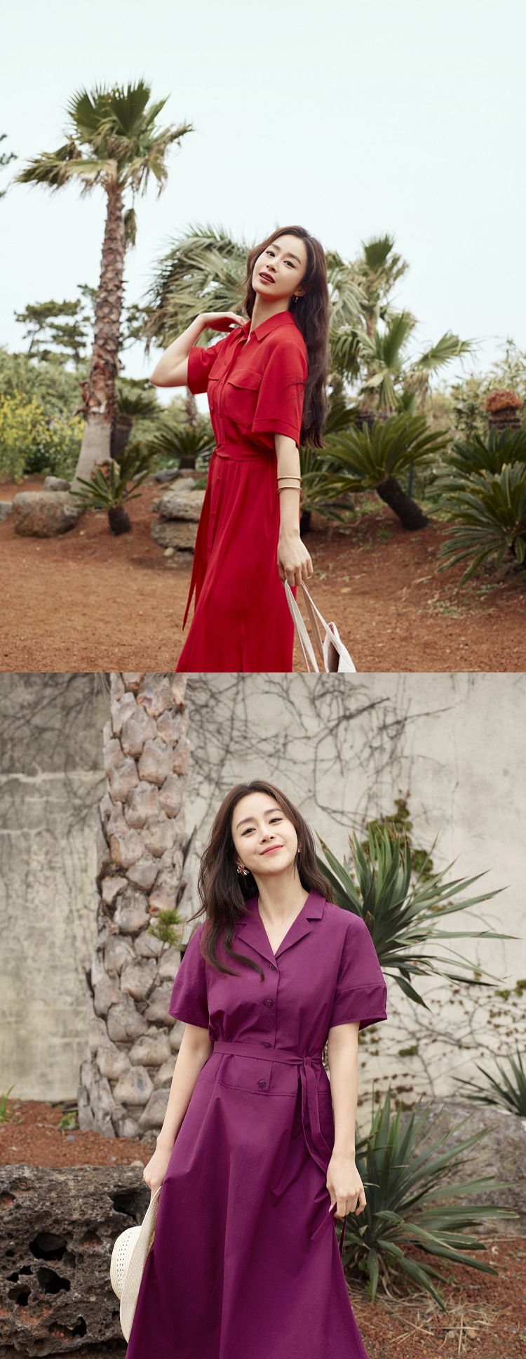 '비♥' 김태희, 여전한 여신 미모...청량+우아 원피스룩[★화보]