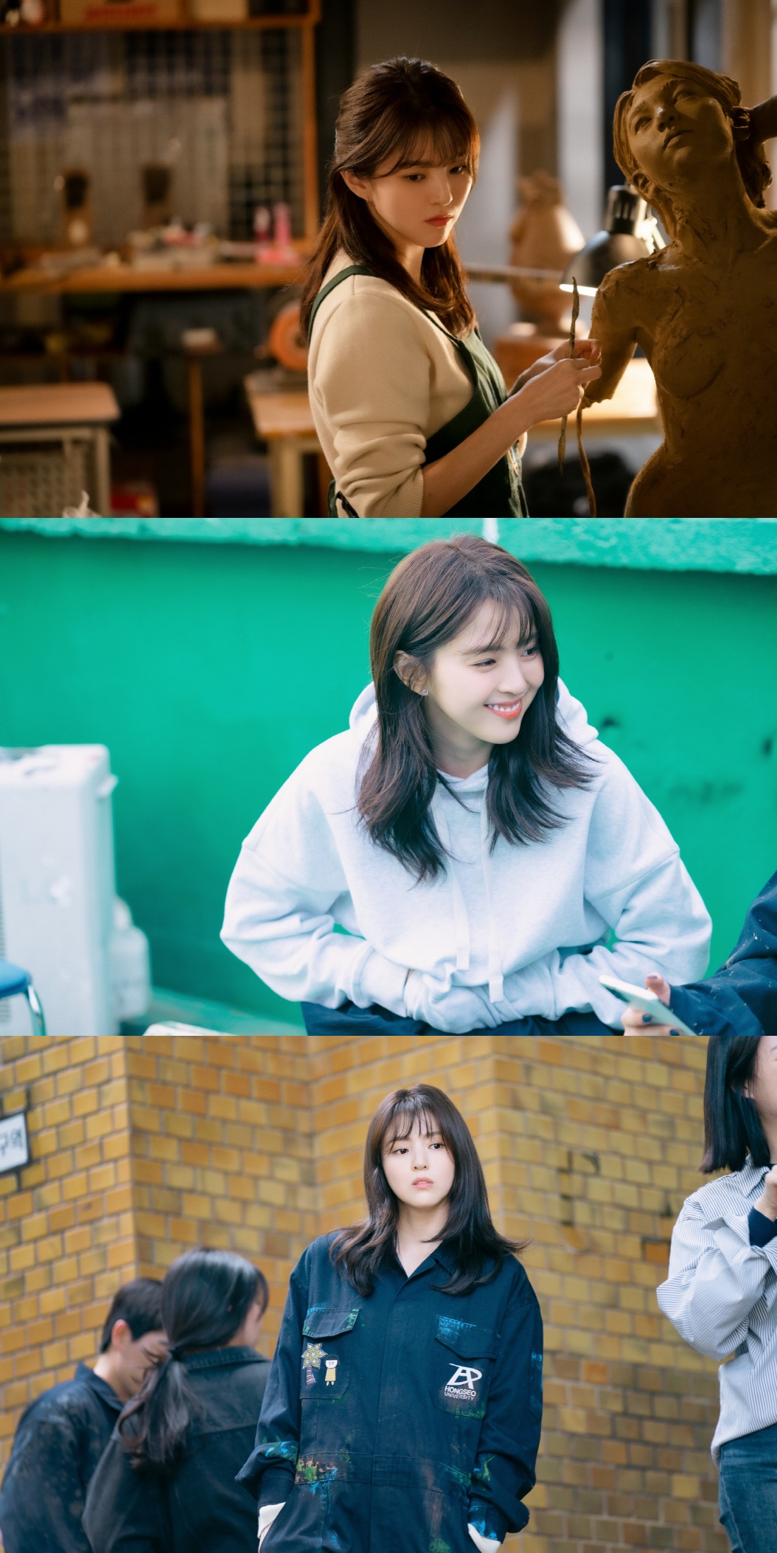 '알고있지만' 한소희, 여다경 벗고 청순·풋풋한 미대생으로 변신