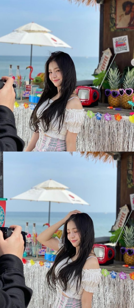 브레이브걸스 유정, 오프숄더로 뽐낸 청순·과즙美[★SNS]