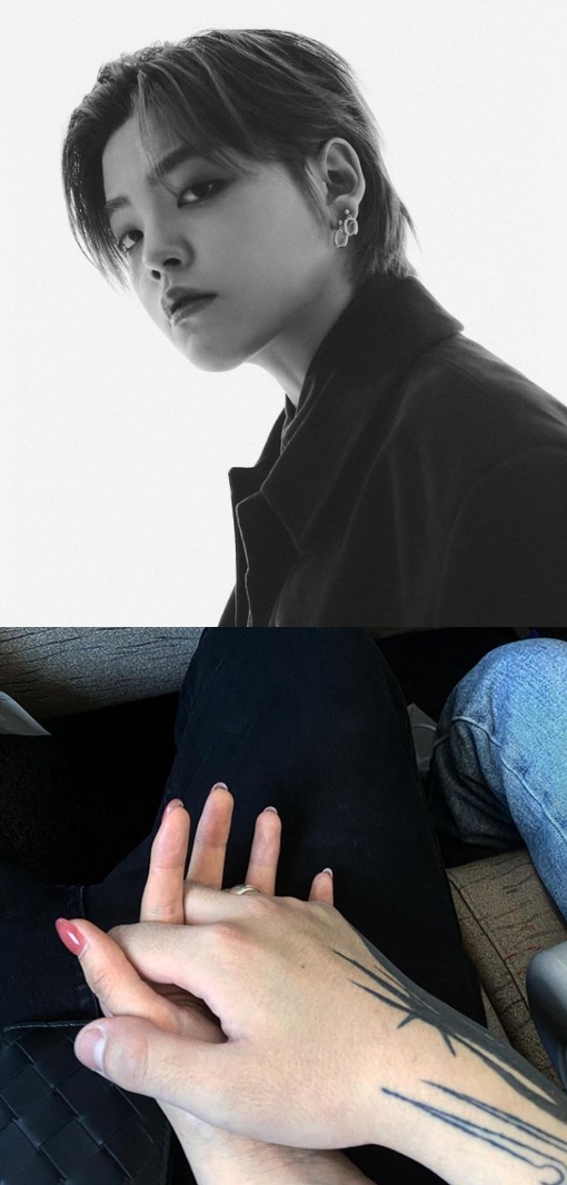 '장제원 아들' 노엘, 럽스타 시작? 하트 이모티콘에 손깍지 사진