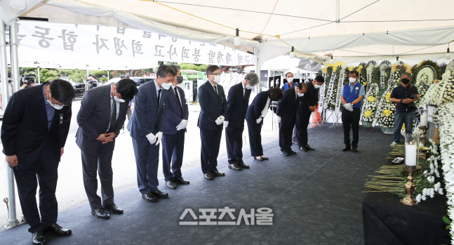 장휘국 교육감, 학동 건물 붕괴사고 유가족 위로