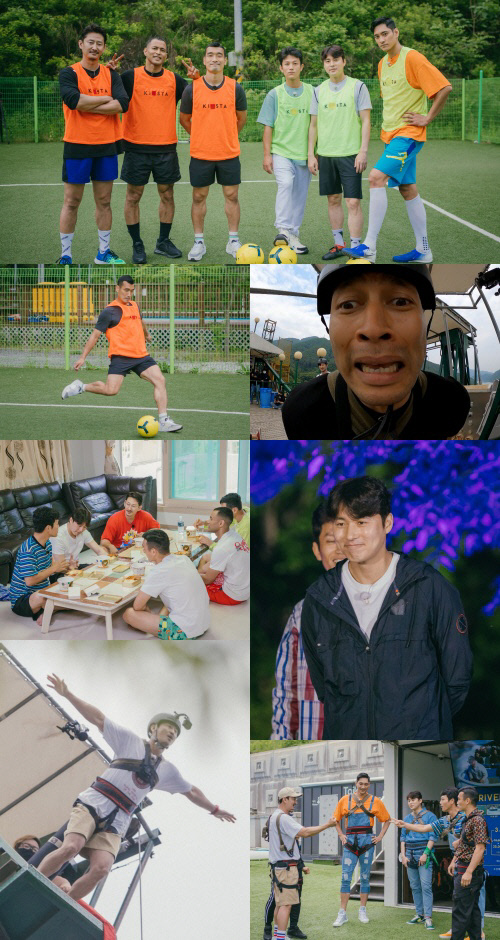 '노는브로' 조원희X백지훈 출격…아파트 15층 높이 번지점프 도전