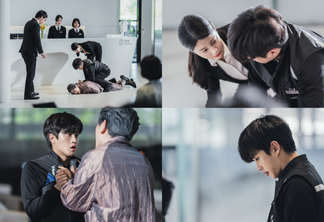 '오늘부터 엔진 온' 김민석, 몸싸움 속에서도 임현주와 '순간 멈춤'…설렘지수UP