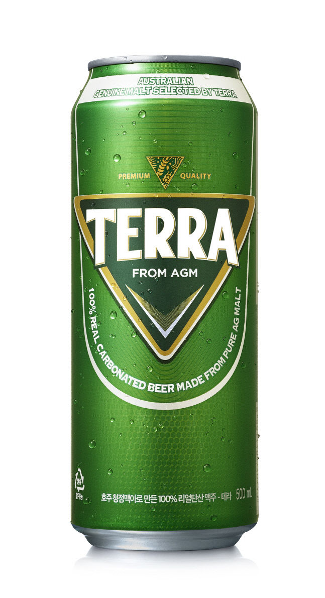 하이트진로, 테라 500ml 캔 맥주 가격 15.9% 인하