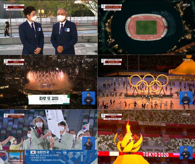 KBS 도쿄 올림픽 개막식