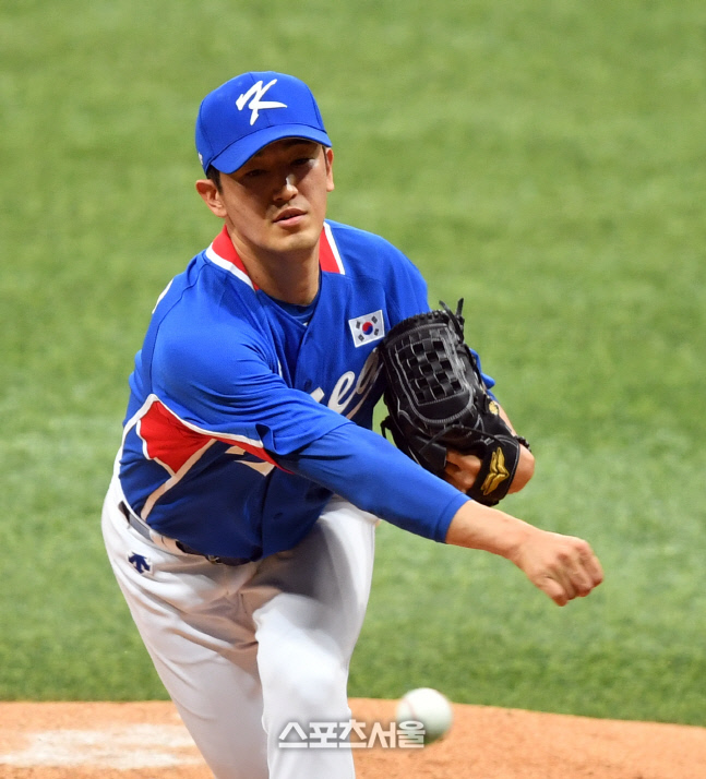 '강백호 쐐기포' 야구 대표팀, 키움 상대로 2-1 신승...평가전 전적은 '2승1무'
