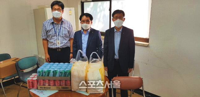 용인도시공사, 구 경찰대 예방접종센터 노고 격려