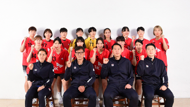 올림픽 출전 앞둔 한국 여자핸드볼 대표팀