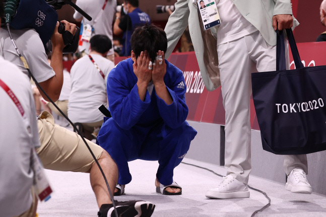 [도쿄SS현장]'동메달 실패' 유도 윤현지 "많이 울었다. 아직 덜 운 것 같다"