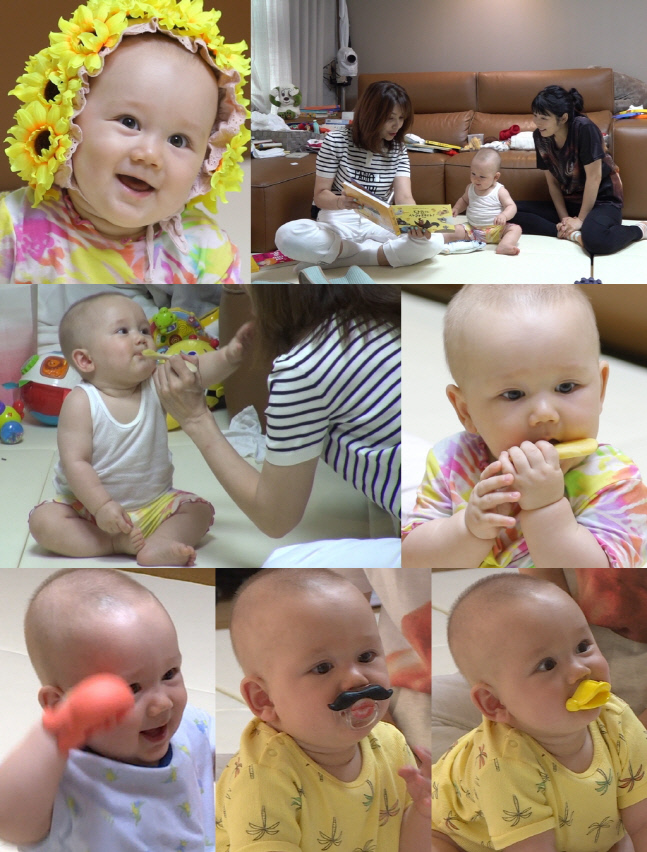 '슈돌' 사유리X김혜리 솔직 싱글맘 대화 "부부보면 부럽기도"