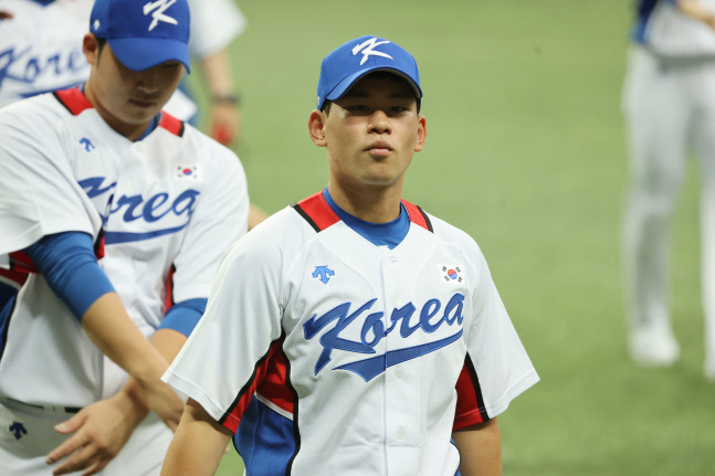 올림픽 소집훈련하는 김진욱