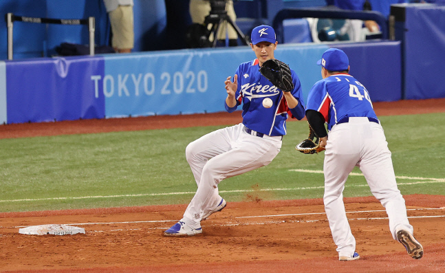 [올림픽] 고영표 수비