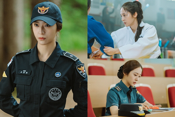 "무표정도 예쁘네"…'경찰수업' 정수정, 경찰 꿈나무의 걸크러시 매력