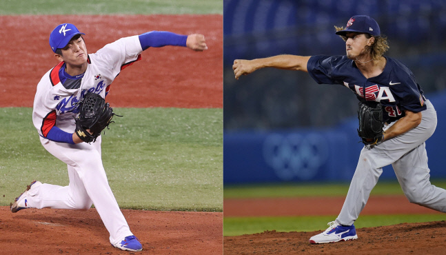 [올림픽] 이의리ㆍ조 라이언, 한미 패자준결승 선발 대결