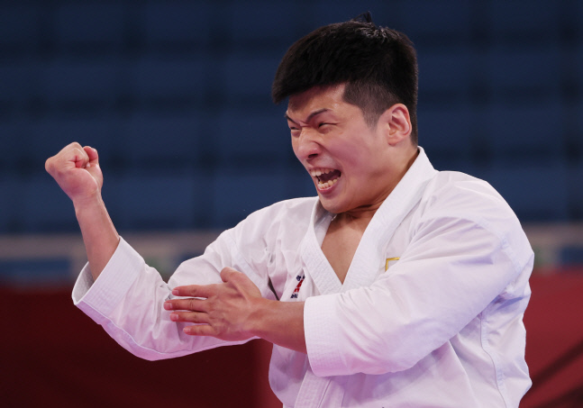 대한민국 가라테 희망 박희준, 동메달 결정전 패배[2020도쿄]