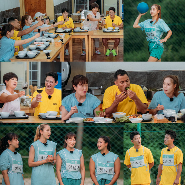 "김연경도 반한 맛"…'노는 언니' 1주년 기념 국대 선수촌 식당밥 재현