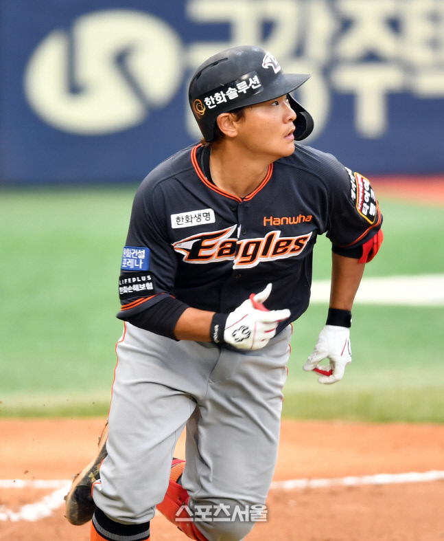 벌써 4타점 김태연, 이건 넘어간겨[포토]