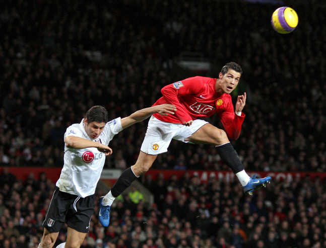 맨체스터 유나이티드 시절의 호날두