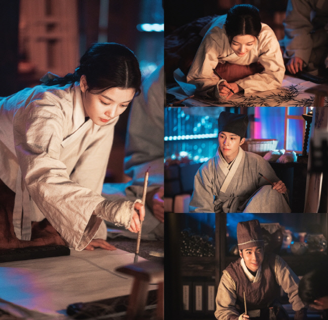 '홍천기' 김유정, 은밀한 모작 현장 포착