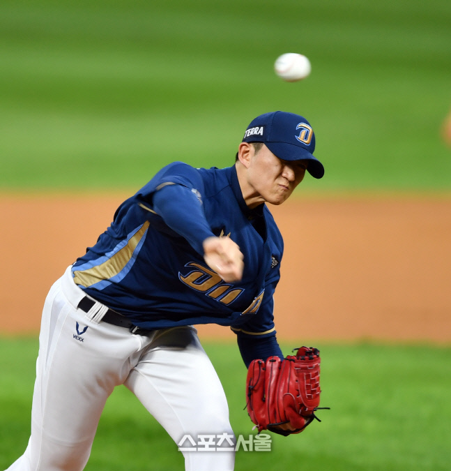 강인권 NC감독대행 아들 강태경, 더블헤더 2차전 선발투수 [포토]