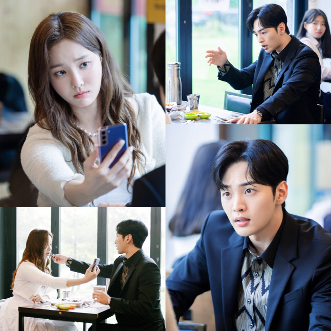 '달리와 감자탕' 김민재X연우, 럭셔리한 차림으로 떡볶이 데이트 포착