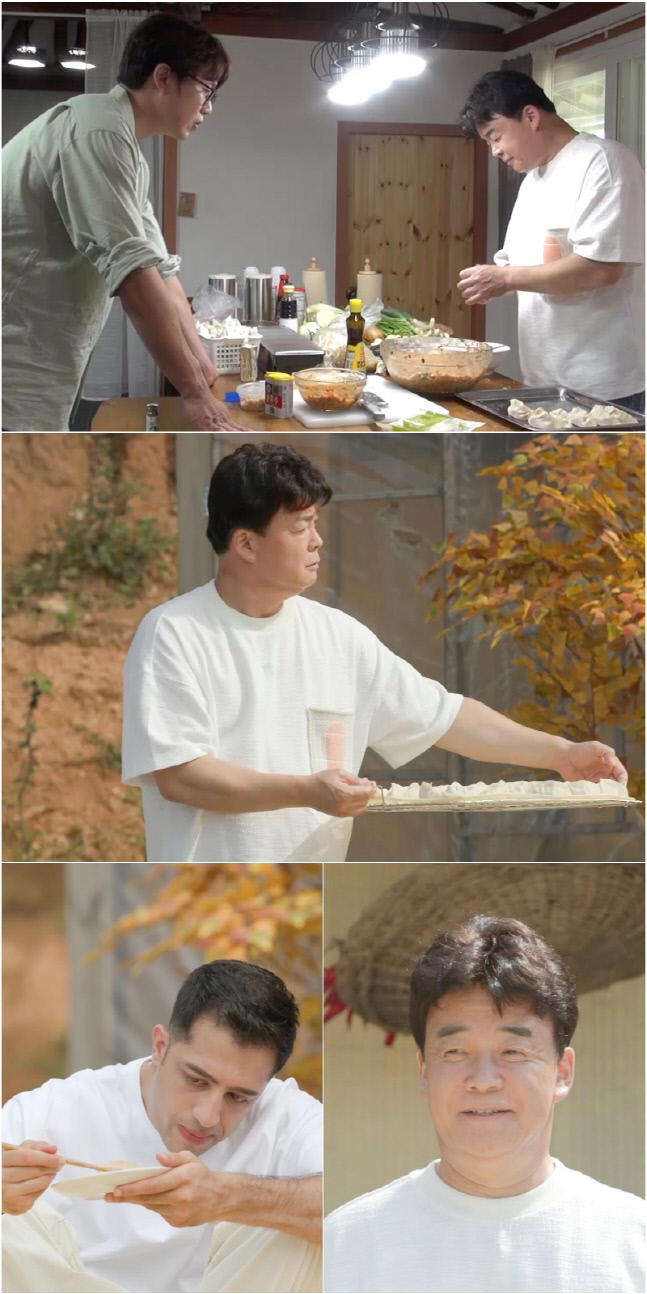 만두 빚는 백종원