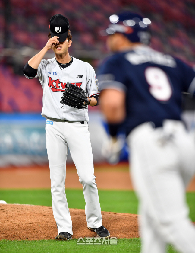 KT 김민수 '사과하고 싶었는데 ㅠ'[포토]