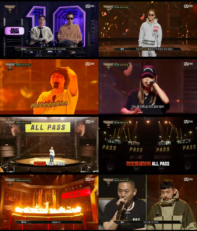 '쇼미10' 뉴페이스 래퍼들 약진 속 충격의 탈락