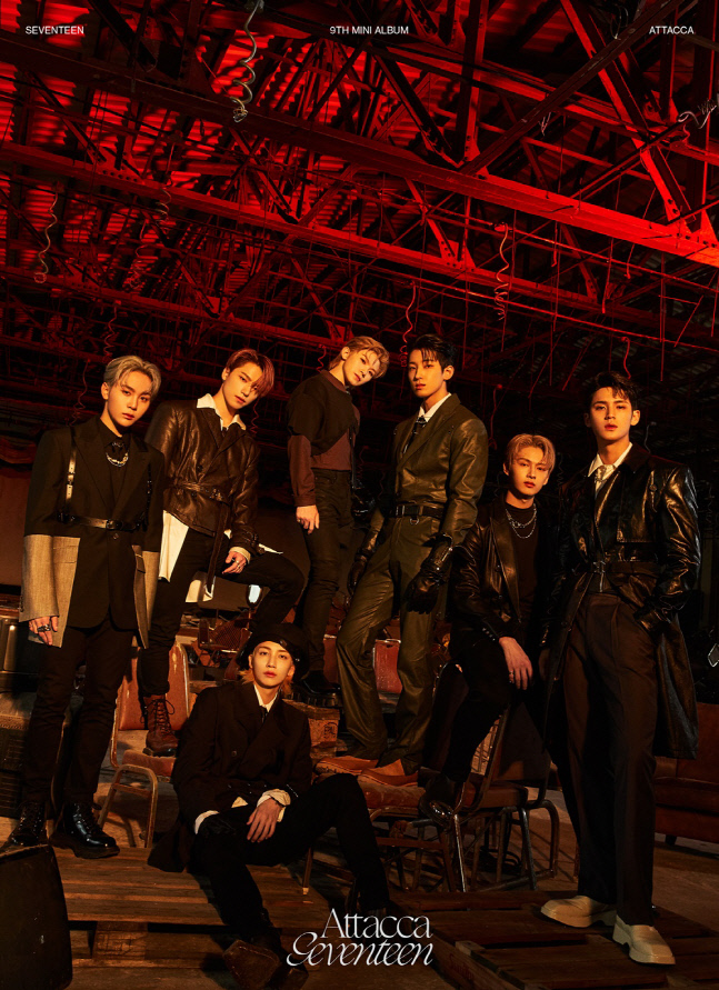 세븐틴, 미니 9집 오피셜 포토 Op.3…정열적 섹시 7人