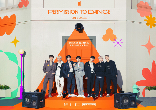 방탄소년단_콘서트_BTS PERMISSION TO DANCE ON STAGE - LA_포스터