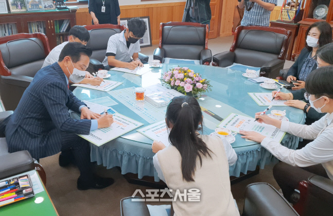 영암군, 청소년들 탄소배출 최소화 실천 선언