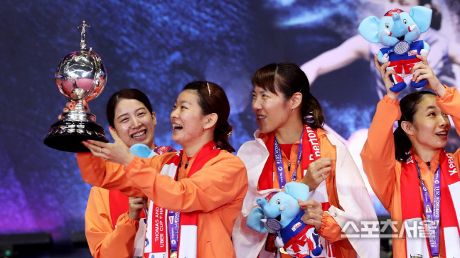 일본 2018년 우버컵 우승