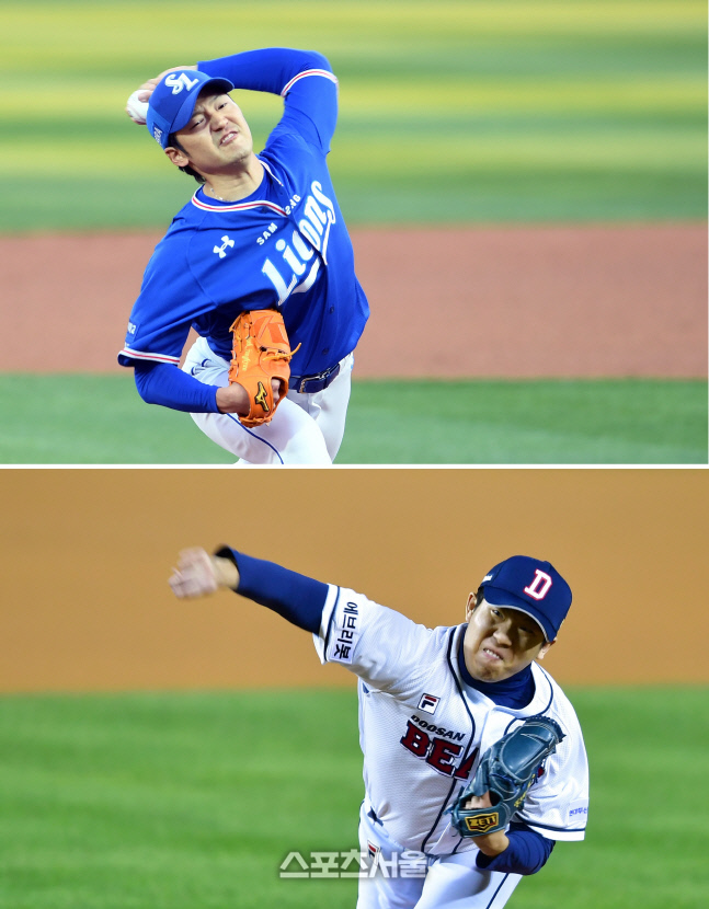 삼두 고심끝에 左모범생 백정현 VS 秋사나이 김민규[PO현장]