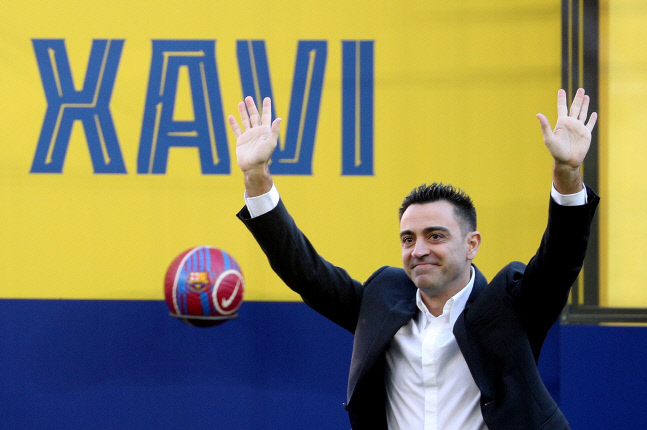 SOCCER-SPAIN-FCB/XAVI