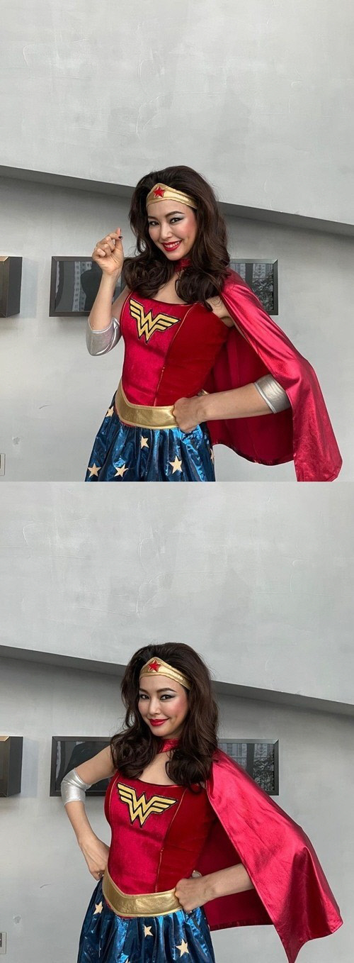 "당당한 미소" '원 더 우먼' 이하늬, 진짜 원더우먼 됐다![★SNS]