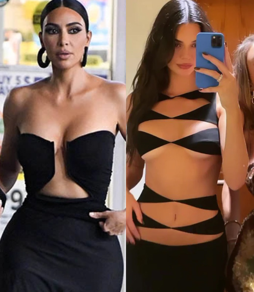 '민폐 하객룩의 정석' 킴 카다시안X켄달 제너 '신부 정색' 민망 하객룩[할리웃톡] 