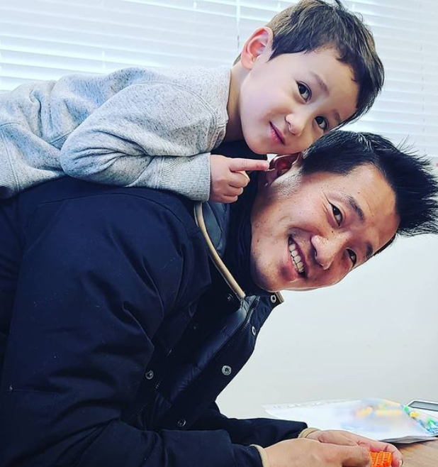 아빠 강형욱, 5살 댕댕이 아들보며 찐 탄식 "동네 개들 다 도망갔다는 설..." [★SNS]