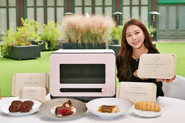삼성전자-호텔신라와 협업 비스포크 큐커 전용 밀키트