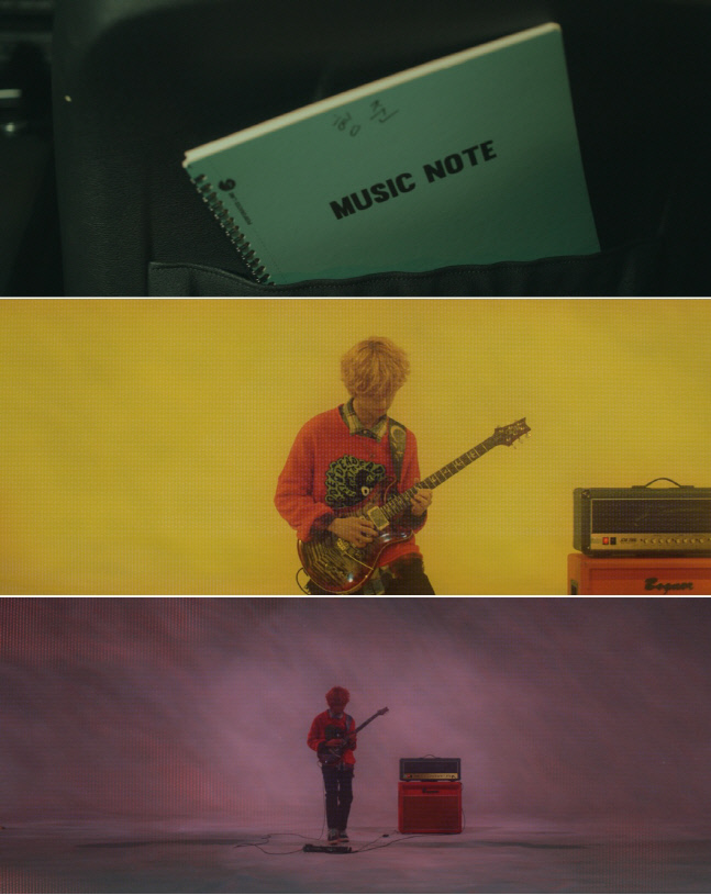 'JYP 신인' 엑스디너리 히어로즈 준한, 화려한 기타 퍼포먼스