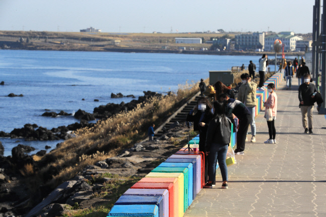 제주 여행 인기<YONHAP NO-2742>