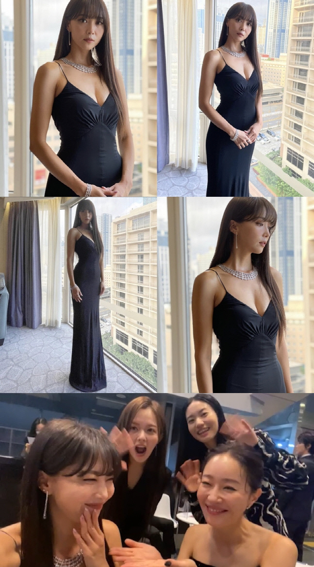 '편스토랑' 오윤아, 집밥퀸에 8등신 블랙 드레스 여신 등극