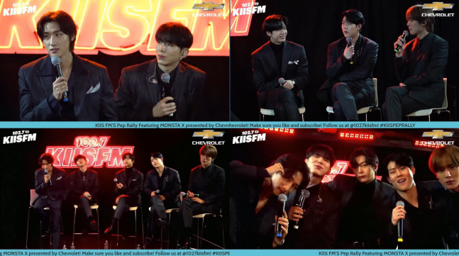 몬스타엑스, 美 라디오 '102.7 KIIS FM' 출연…글로벌 팬심 저격