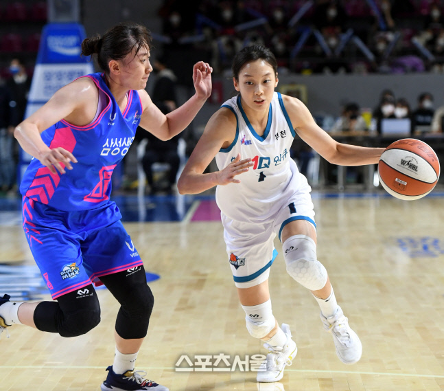 [포토] 신지현 '폭풍 드리블'