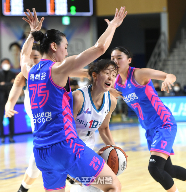 [포토] 신지현 '꽉 막혔어'