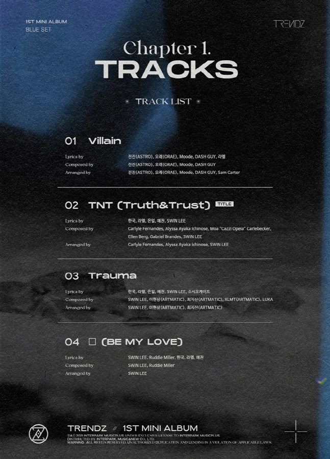 '인터파크 新 보이그룹' TRENDZ, 1월 5일 가요계 출사표