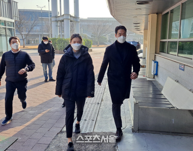 심석희 빙상연맹 스포츠공정위원회 출석