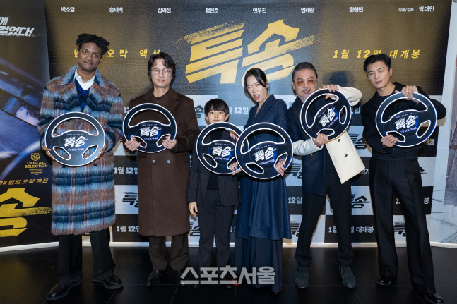 "카체이싱→맨손 액션까지"…'특송' 박소담의 원맨쇼[SS현장]