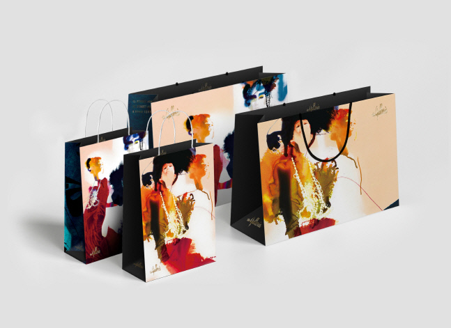 갤러리아백화점, 다니엘 에그누스 협업 2022년 쇼핑백 공개