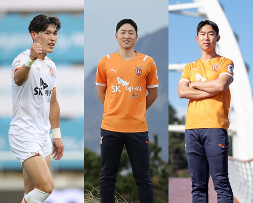 창민·영준·빛가람…제주에 국대급 중원 '트로이카'가 뜬다