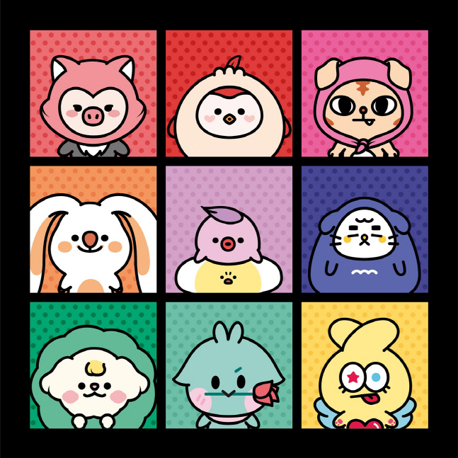 그룹 크래비티의 9人 9色 캐릭터 '크크루' 예판, 러비티 친구 만들기